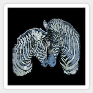 Zebra Lovers 2 Sticker